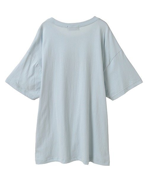 Candy Stripper(キャンディストリッパー)の「HOW CUTE YOU ARE BIG Tシャツ(Tシャツ/カットソー・レディース・ブラック/ライトブルー/オフホワイト・FREE)」の4枚目の写真