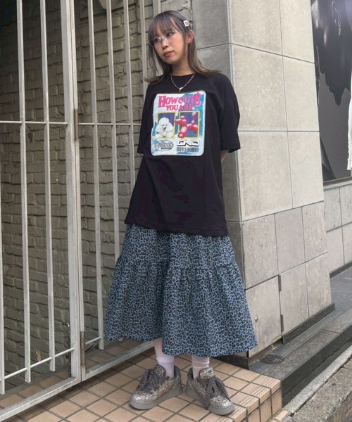 Candy Stripper(キャンディストリッパー)の「HOW CUTE YOU ARE BIG Tシャツ(Tシャツ/カットソー・レディース・ブラック/ライトブルー/オフホワイト・FREE)」の11枚目の写真