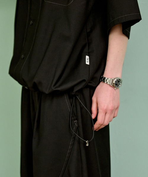 WETTEMPT（ウィテンプト）の「CURVE STITCH SNAP WORK SHIRT /カーブステッチスナップワークシャツ（シャツ/ブラウス・メンズ・ブラック/ダークグレー/ネイビー・SMALL/MEDIUM/LARGE）」の10枚目の写真