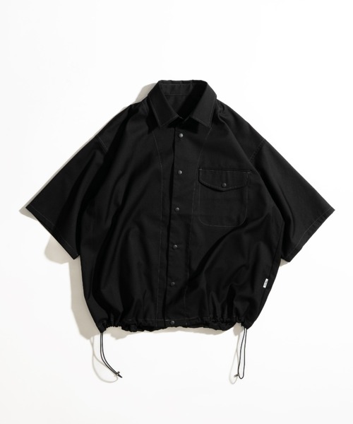 セール】CURVE STITCH SNAP WORK SHIRT /カーブステッチスナップワーク