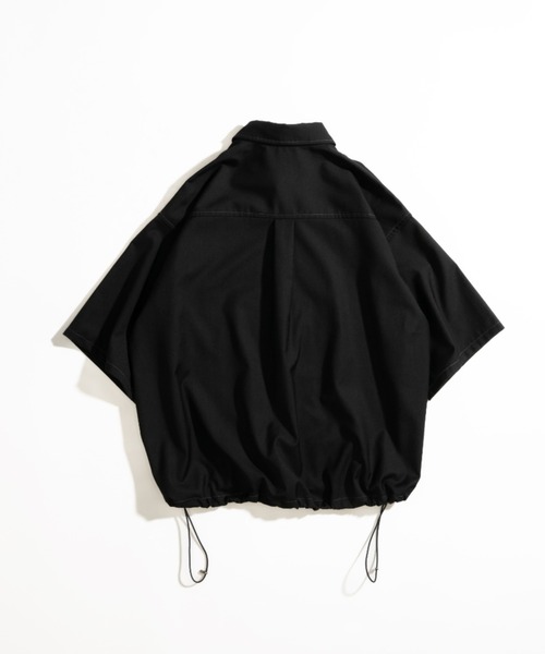 WETTEMPT（ウィテンプト）の「CURVE STITCH SNAP WORK SHIRT /カーブステッチスナップワークシャツ（シャツ/ブラウス・メンズ・ブラック/ダークグレー/ネイビー・SMALL/MEDIUM/LARGE）」の5枚目の写真