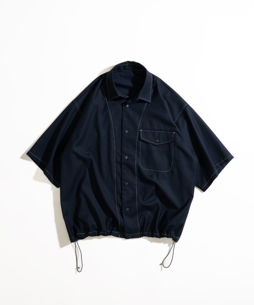 セール】CURVE STITCH SNAP WORK SHIRT /カーブステッチスナップワーク
