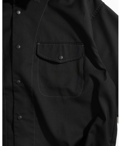 セール】CURVE STITCH SNAP WORK SHIRT /カーブステッチスナップワーク
