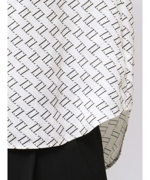 TONAL(トーナル)の「モノグラムカッセンボウタイブラウス(シャツ/ブラウス・レディース・ベージュ/オフホワイト・MEDIUM)」の16枚目の写真