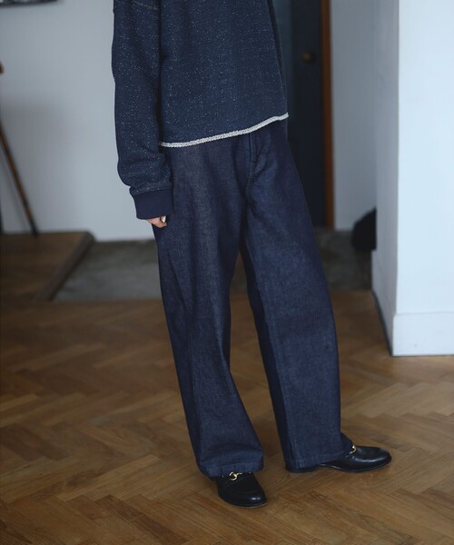 B:MING by BEAMS（ビーミングバイビームス）の「SIMPLE YET Okayama デニム（S～M）（デニムパンツ・レディース・インディゴブルー・SMALL/MEDIUM）」の10枚目の写真