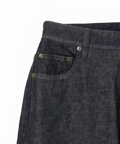 B:MING by BEAMS（ビーミングバイビームス）の「SIMPLE YET Okayama デニム（S～M）（デニムパンツ・レディース・インディゴブルー・SMALL/MEDIUM）」の7枚目の写真