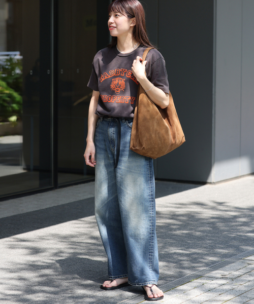 AULENTTI(オウレンティ)の「別注【AULENTTI/オウレンティ】スウェードトートバッグ(トートバッグ・レディース・ブラウン/キャメル・FREE)」の9枚目の写真