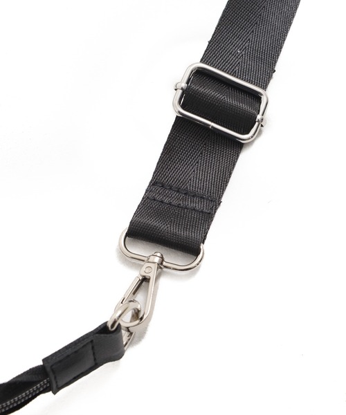 Arnold Palmer（アーノルドパーマー）の「フェイクレザー パネル ショルダーバッグ（ショルダーバッグ・メンズ・グレー/ネイビー/ブラック・F）」の16枚目の写真