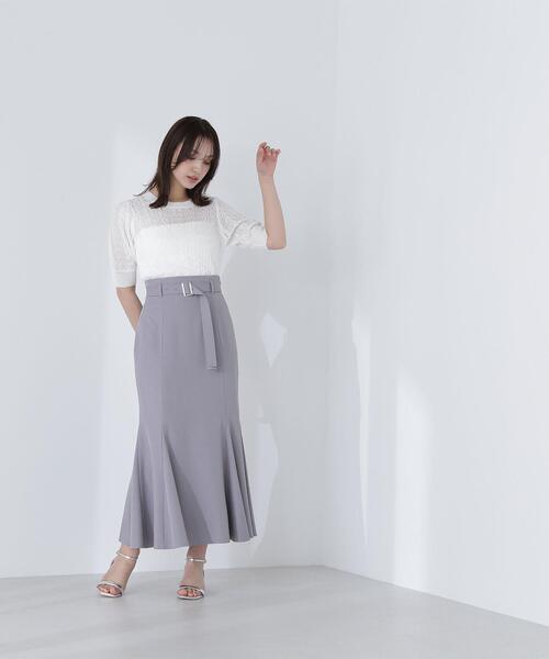 NATURAL BEAUTY BASIC(ナチュラルビューティーベーシック)の「◇透かしケーブルニット(ニット/セーター・レディース・ブラウン/オフホワイト/レッド・FREE)」の13枚目の写真