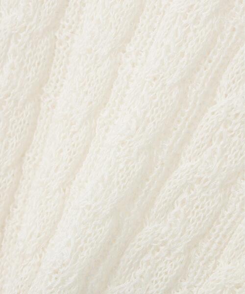 NATURAL BEAUTY BASIC(ナチュラルビューティーベーシック)の「◇透かしケーブルニット(ニット/セーター・レディース・ブラウン/オフホワイト/レッド・FREE)」の17枚目の写真