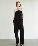 LA PEAU DE GEM（ラポドゥジェム）の「【LA PEAU DE GEM】bare top rompers/ベアトップロンパース（サロペット/オーバーオール・2）」