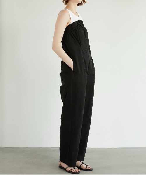 セール】【LA PEAU DE GEM】bare top rompers/ベアトップ