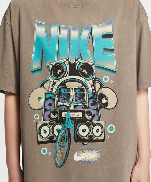 ★NIKE★オーバーサイズ グラフィック プリント半袖 Tシャツ セール】《セットアップ対応商品》ナイキ スポーツウェア