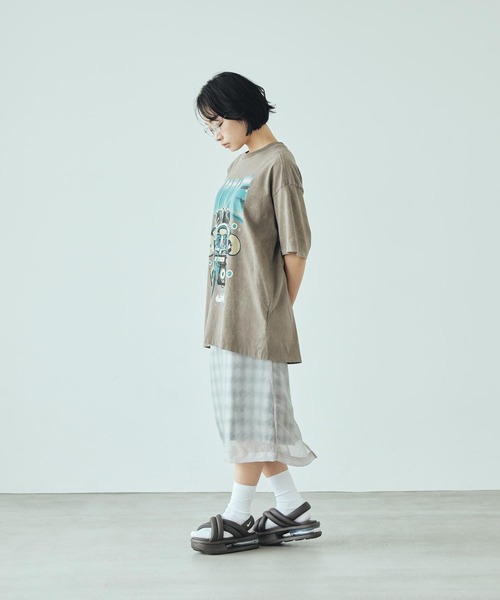 kolor 22SS ショートスリーブオーバーサイズシャツ セール】Shifted オーバーサイズショートスリーブTシャツ（T