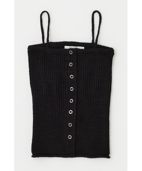 moussy Front button ニットキャミ MOUSSY | FRONT BUTTON ニットキャミ (キャミソール ) |SHEL