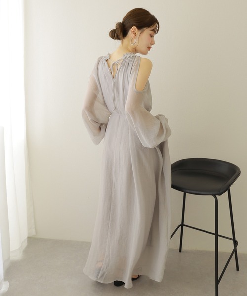 ワンピース YILON Layered gather op YILON MADE】 Layered gather op ワンピース