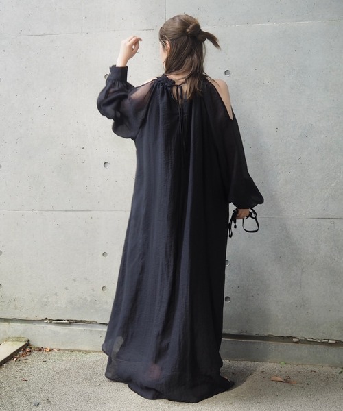 ワンピース YILON Layered gather op YILON MADE】 Layered gather op ワンピース