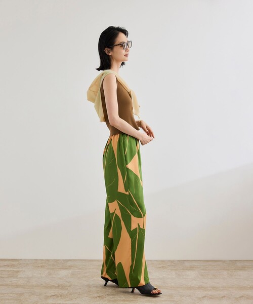 ROPE'（ロペ）の「テレコスリーブレスニットプルオーバー/洗える（ニット/セーター・レディース・ブラウン/ホワイト/ブラック・FREE）」の21枚目の写真