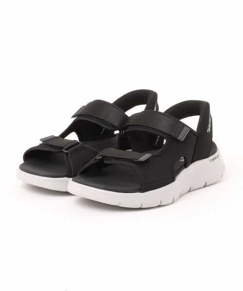 SKECHERS(スケッチャーズ)の「《SKECHERS》GO WALK FLEX SANDAL(サンダル・メンズ・ブラック×グレー/オリーブ・25.0cm/26.0cm/27.0cm/28.0cm)」の2枚目の写真