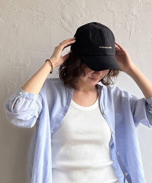 LBC(エルビーシー)の「ロゴ刺繍キャップ(キャップ・レディース・チャコール/ブラック/グリーン/ベージュ・FREE)」の2枚目の写真