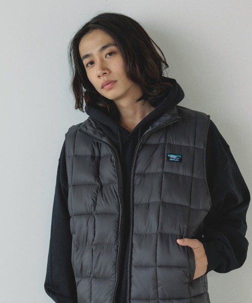 SPLR(エス・ピー・エル・アール)の「SPLR/エスピーエルアール Squere Stitch Down Vest 中綿ベスト(ベスト・メンズ・チャコール・L/XL)」の8枚目の写真
