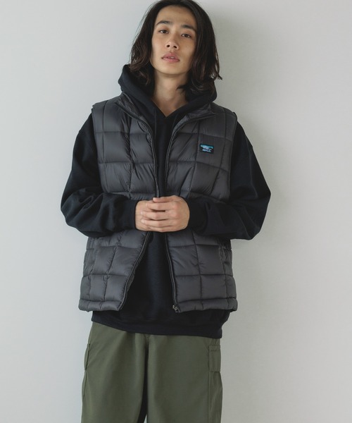 SPLR(エス・ピー・エル・アール)の「SPLR/エスピーエルアール Squere Stitch Down Vest 中綿ベスト(ベスト・メンズ・チャコール・L/XL)」の10枚目の写真