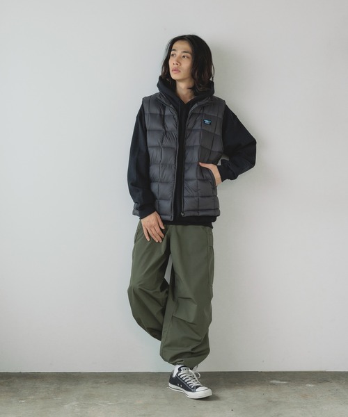 SPLR(エス・ピー・エル・アール)の「SPLR/エスピーエルアール Squere Stitch Down Vest 中綿ベスト(ベスト・メンズ・チャコール・L/XL)」の11枚目の写真