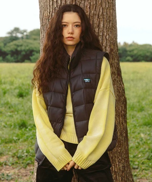 SPLR(エス・ピー・エル・アール)の「SPLR/エスピーエルアール Squere Stitch Down Vest 中綿ベスト(ベスト・メンズ・チャコール・L/XL)」の13枚目の写真
