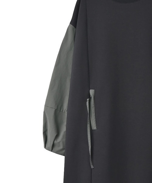 funda mine（ファンダマイン）の「[日本製]ダンボールコンビワンピース（ワンピース・レディース・ブラック/カーキ・02/01）」の19枚目の写真