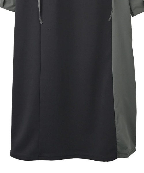 funda mine（ファンダマイン）の「[日本製]ダンボールコンビワンピース（ワンピース・レディース・ブラック/カーキ・02/01）」の21枚目の写真