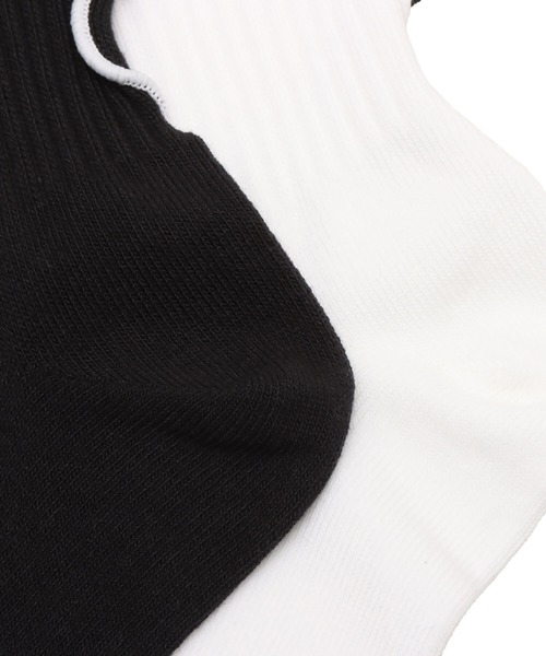 adidas(アディダス)の「adidas RUFFLE CREW SOCKS 2 PAIRS / アディダス ラフル クルー ソックス 2 ペアー(ソックス/靴下・レディース・ホワイト×ブラック・S)」の5枚目の写真