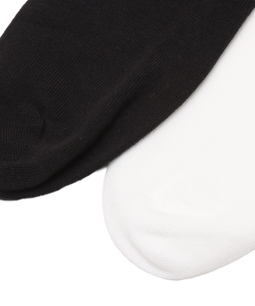 adidas(アディダス)の「adidas RUFFLE CREW SOCKS 2 PAIRS / アディダス ラフル クルー ソックス 2 ペアー(ソックス/靴下・レディース・ホワイト×ブラック・S)」の6枚目の写真