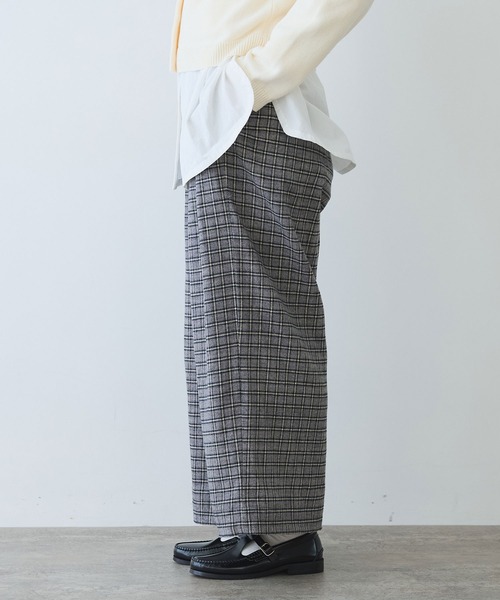 bulle de savon（ビュルデサボン）の「mini CHECK パンツ（その他パンツ・レディース・ブラック/ブルー・FREE）」の15枚目の写真