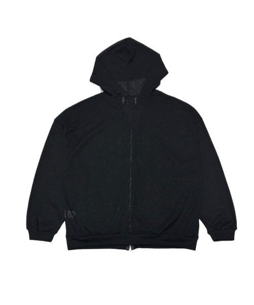 セール】【Never mind the XU】mesh zip up hoodie / 【ネバー