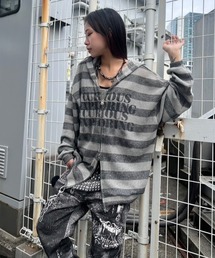 XU（エックスユー）の「【Never mind the XU】mesh zip up hoodie / 【ネバーマインド ザ エックスユー】メッシュジップアップパーカー（パーカー）」