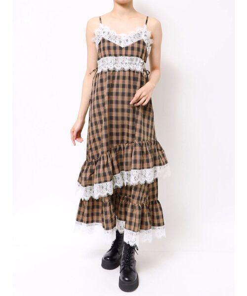 jouetie（ジュエティ）の「レースドッキングキャミワンピース