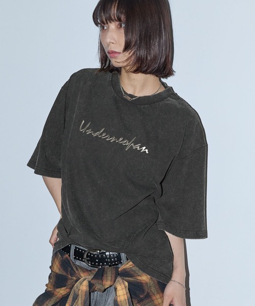 Anchor Smith(アンカー スミス)の「ヴィンテージ加工 オーバーサイズ アソートデザイン 半袖Tシャツ(Tシャツ/カットソー・レディース・ブラック/オフホワイト/ブラック系・M/L)」の15枚目の写真