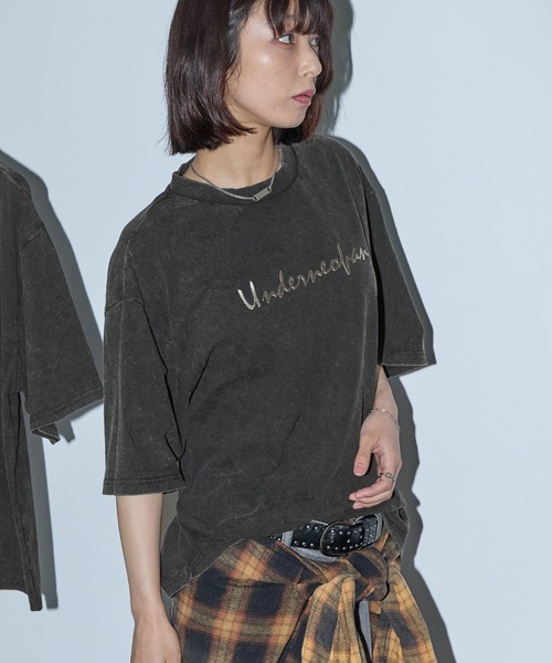 Anchor Smith(アンカー スミス)の「ヴィンテージ加工 オーバーサイズ アソートデザイン 半袖Tシャツ(Tシャツ/カットソー・レディース・ブラック/オフホワイト/ブラック系・M/L)」の16枚目の写真