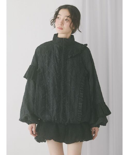 merry jenny（メリージェニー）の「レースバルーンミニスカート（スカート・レディース・オフホワイト/ブラック・FREE）」の12枚目の写真