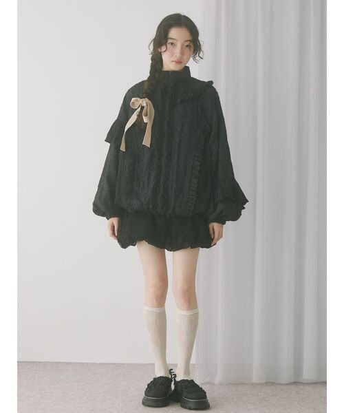 merry jenny（メリージェニー）の「レースバルーンミニスカート（スカート・レディース・オフホワイト/ブラック・FREE）」の15枚目の写真