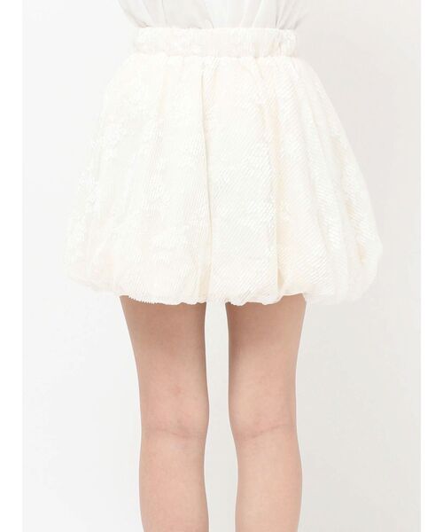 merry jenny(メリージェニー)の「レースバルーンミニスカート(スカート・レディース・オフホワイト/ブラック・FREE)」の5枚目の写真