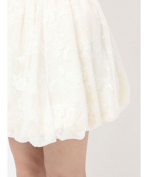 merry jenny(メリージェニー)の「レースバルーンミニスカート(スカート・レディース・オフホワイト/ブラック・FREE)」の7枚目の写真