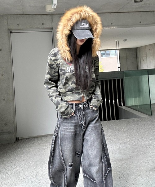 ★2021SS新作★BALLON★H B D Sweat Pants_3色 Ladies High Waist Ballon Sweat Pants-BY265