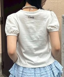 Candy Stripper | PUFF SLEEVE COMPACT Tシャツ(Tシャツ/カットソー)