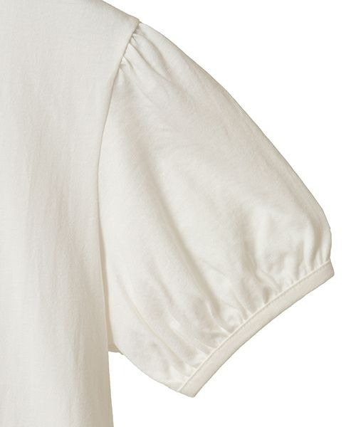 Candy Stripper（キャンディストリッパー）の「PUFF SLEEVE COMPACT Tシャツ（Tシャツ/カットソー・レディース・オフホワイト/ブラック/ピンク/レッド・FREE）」の11枚目の写真