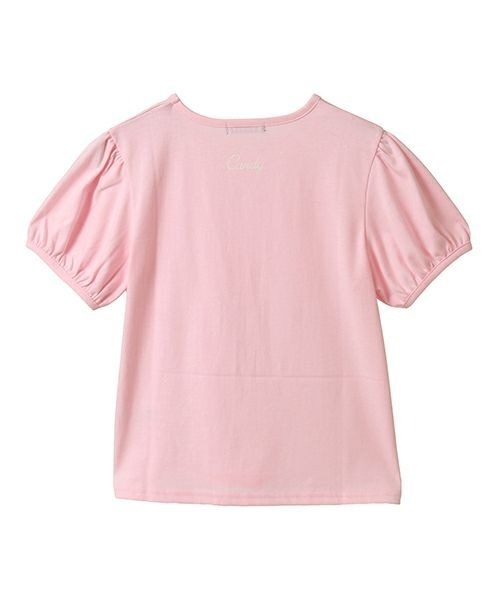 Candy Stripper（キャンディストリッパー）の「PUFF SLEEVE COMPACT Tシャツ（Tシャツ/カットソー・レディース・オフホワイト/ブラック/ピンク/レッド・FREE）」の5枚目の写真