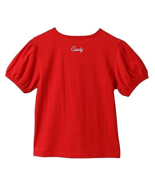 Candy Stripper（キャンディストリッパー）の「PUFF SLEEVE COMPACT Tシャツ（Tシャツ/カットソー・レディース・オフホワイト/ブラック/ピンク/レッド・FREE）」の6枚目の写真