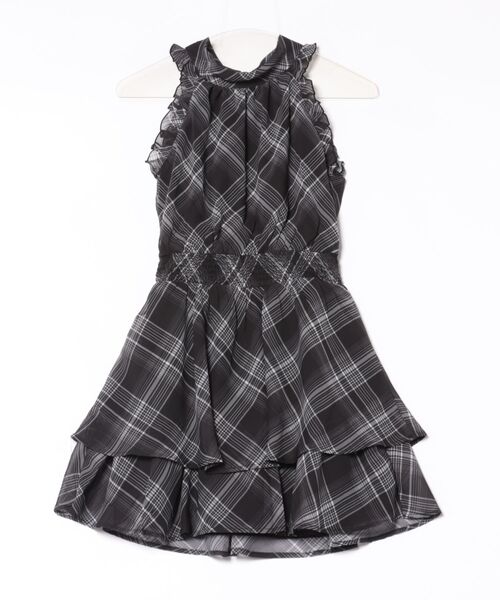 INGNI(イング)の「2Wayリボンアメスリフリルミニワンピース(ワンピース・レディース・ホワイト系その他6/ブラック/ブラック系/ブラック系その他3・M)」の4枚目の写真