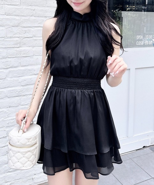 INGNI ワンピース ドレス 2way INGNI｜2Wayフリル花柄シャーリングワンピース | Rakuten