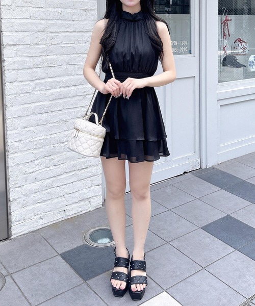 セール】2Wayリボンアメスリフリルミニワンピース（ワンピース